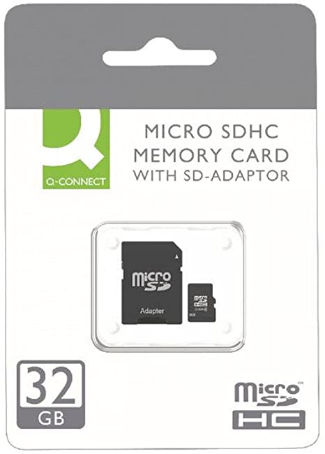 32 GB MICRO SDHC MEMORY CARD WITH SD ADAPTOR