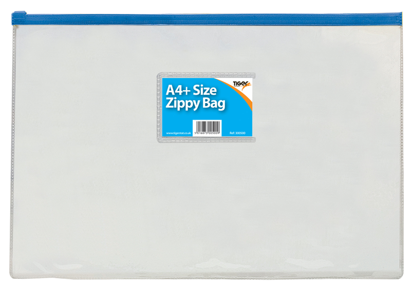 A4+ PVC Zippy Bag Asstd