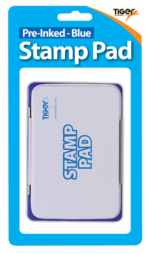 Stamp Pad Blue Pre-Inked