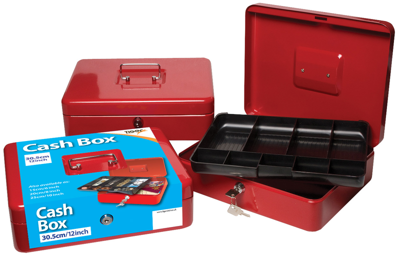 Cash Boxes 30cm/12in Red