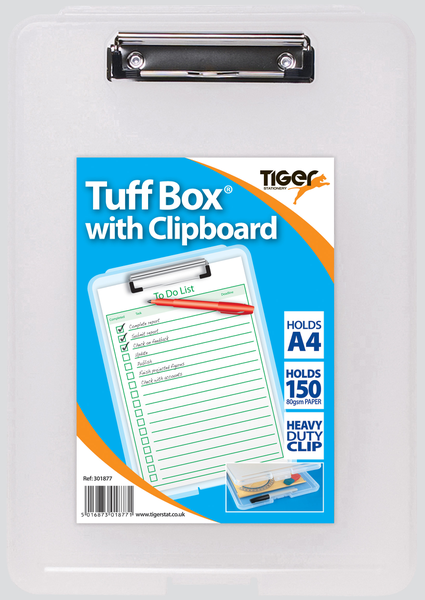 A4 Tuff Box With Clipboard