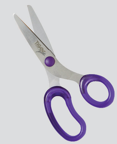 13cm (5in) Scissors Tinted Handles Asstd