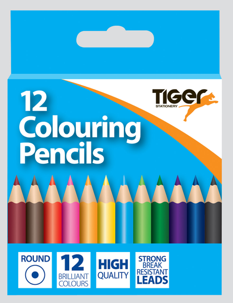 Half Length Colouring Pencils 12pk