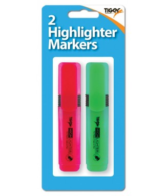 2 Highlighters Blister Pack