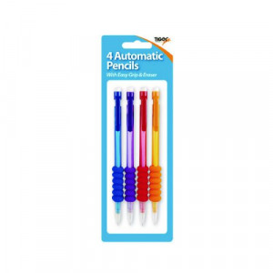 Auto Pencils With Eraser - Pk 4