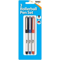Rollerball pen set-3 cols asstd