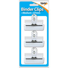 Binder clips Pack 3 67mm