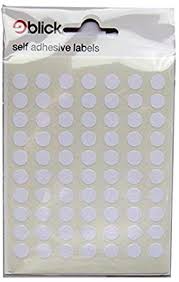 BLICK SELF ADHESIVE LABELS REF 8 WHITE