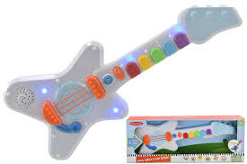 ROCK LIGHTS N ROLL GUITAR BATTERY OPERATED