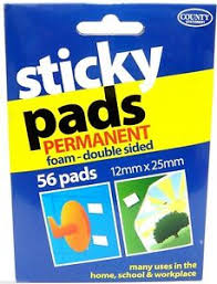 STICKY PADS PERMANENT DOUBLE SIDED
