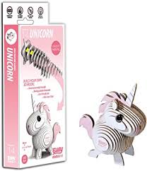 EUGY 3D Unicorn Model, Craft Kit
