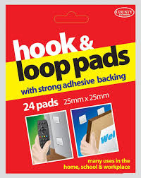 HOOK & LOOP PADS COUNTY STATIONERY 24PADS