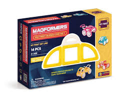 MAGFORMERS MY FIRST BUGGY CAR SET YELLOW