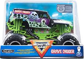 Monster Jam Authentic 1:24 Scale Die-Cast Monster Truck GRAVE DIGGER