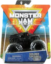 Monster Jam Official Monster Truck, Die-Cast Vehicle, Ruff Crowd Series, 1:64 Scale  SOLDIER FORTUNE