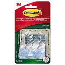 Command 17017CLR-AWES Outdoor Light Clip - Clear