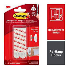 3M Command™ Large Adhesive and Refill Strips 17023P