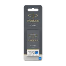 Parker Quink Long Ink Cartridges,  blue Ink (Pack of 5)
