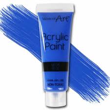 Neon BLUE Acrylic Paint  120ml