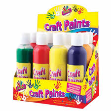 200ml Childrens Craft Poster Paint Ready Mixed (BLACK)