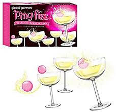 Global Gizmos Fizz Pong Fun Party Drinking Game