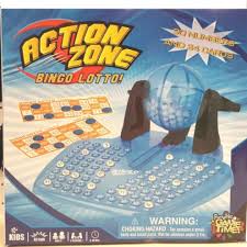 Action Zone Bingo Lotto Game