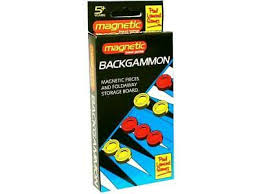Magnetic Backgammon travel game