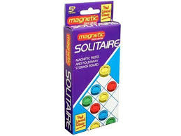 Magnetic SOLITAIRE travel game