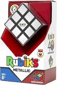 Rubik's 3x3 Metallic 40th Anniversary Puzzle Cube