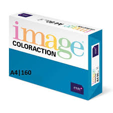 Image Coloraction A4 160gsm Paper  Card - 250 Sheets (Deep Blue )