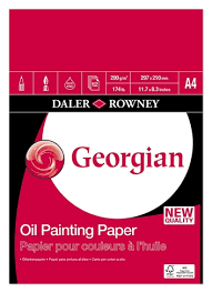 Daler Rowney - Georgian Oil Pad  A4 - 12 Sheets - 250 gsm