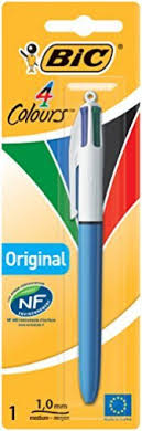 Bic Cristal Original 4 Colours Ballpoint Pen