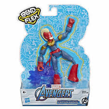 Avengers Bend and Flex Captain Marvel Action Figure