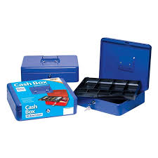 Cash Box 30cm/12inch Blue