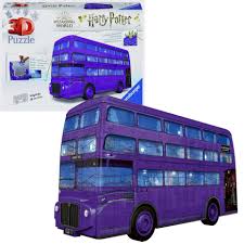 Harry Potter Knight Bus 3D Jigsaw Puzzle - 216 Piece