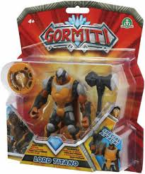 Gormiti Deluxe, 12cm Action Figure - Lord Titano with Special Attack