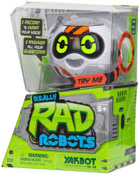 Moose Toys Really Rad Robots Yakbot - WHITE Yakbot YB-02 Your Chattin' Buddy