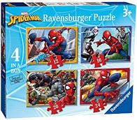 SPIDER-MAN 4 IN A BOX JIGSAW PUZZLES