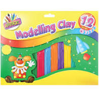 Artbox 12 Piece Modelling Clay Pack Assorted Colours