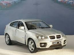 PERSONALISED BMW X6 1.38 SILVER DIECAST MODEL