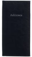 Black Luxury Slim Address Book