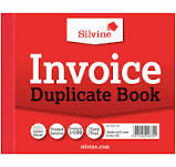 Silvine Duplicate Memo Book 616 Ruled and Perforated Invoice 100 Sheets