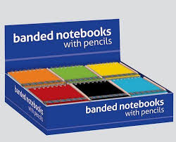 CLUB A7 SPIRAL BANDED NOTEBOOK/PENCIL