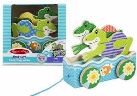 First Play Friendly Frogs Pull Toy.