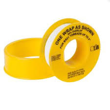 PTFE Gas Thread Seal Tape 12mm x 5m - Yellow