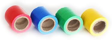 4.5m Waterproof Cloth Tape 50mm Assorted Colours