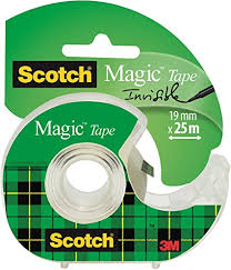 3M Scotch Magic Tape, Invisible Tape for labelling, repairing, sealing, scanning, wrapping, Dispense
