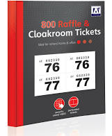 Cloakroom Tickets 1-800