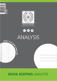 Silvine A4 8 Column Analysis Pad A4A8