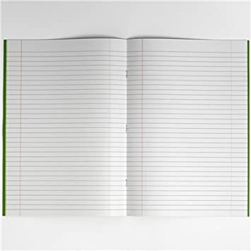 RHINO VEX668-1205-4 F8M A4 80 Page Exercise Book - Light Green
